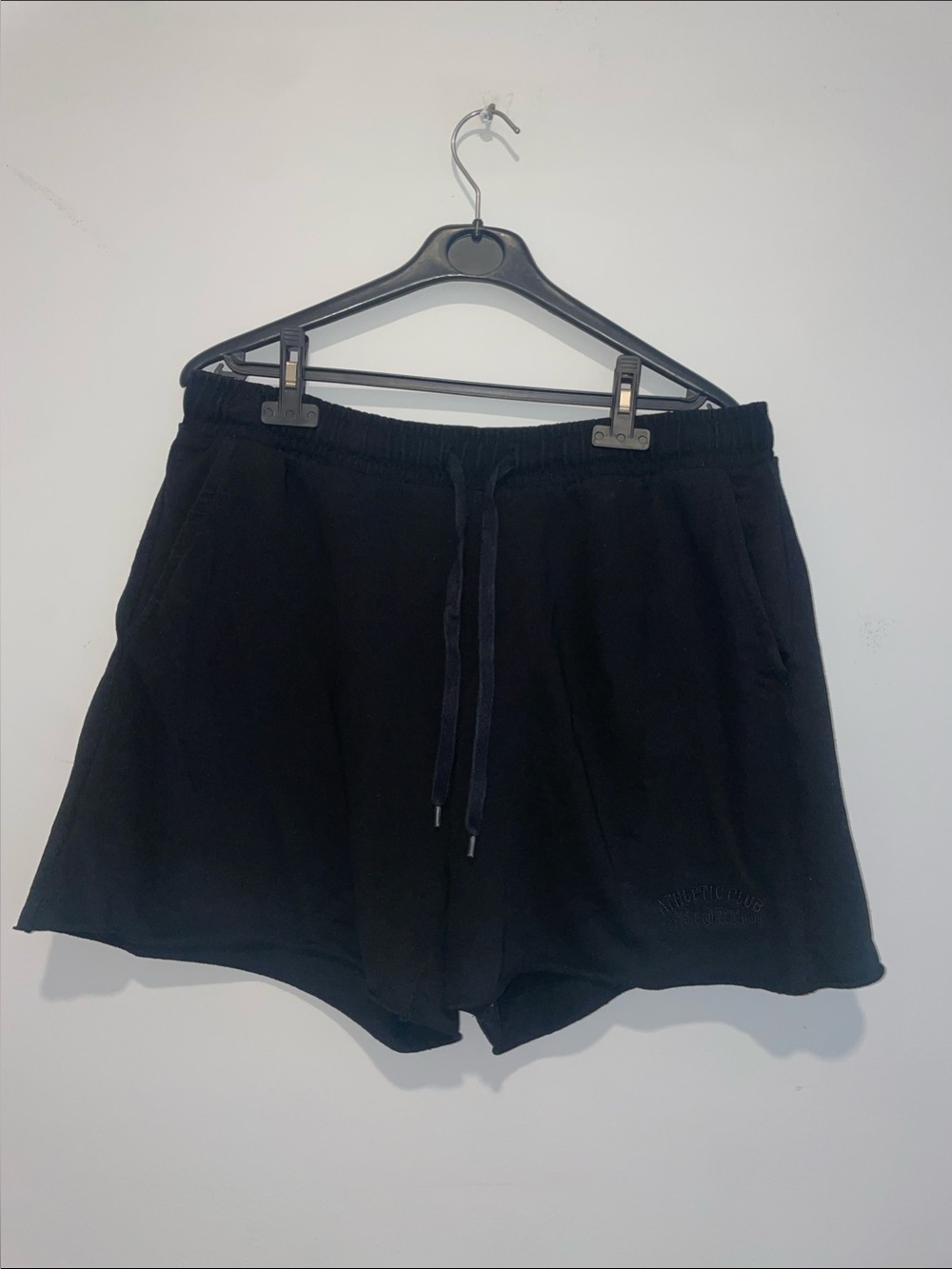 H&M Shorts Black Women's Drawstring Lounge Shorts